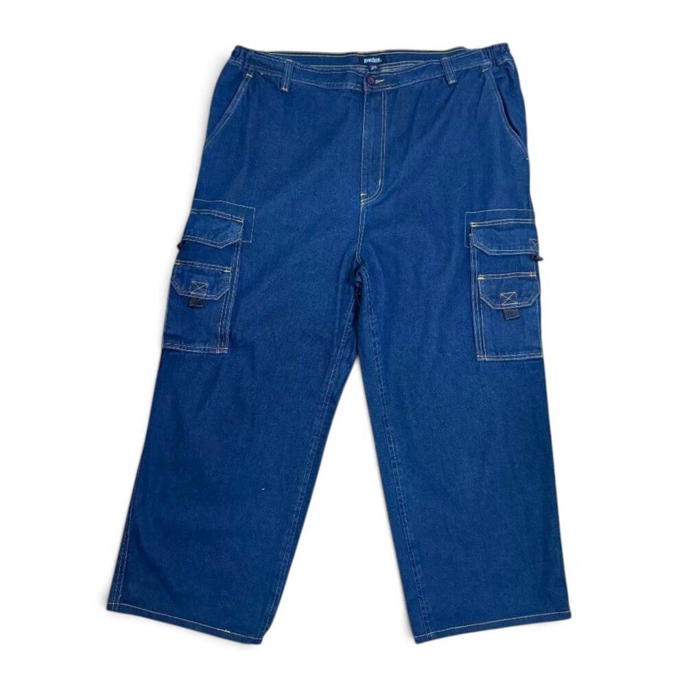 KINGSIZE Denim Cargo Jeans, NEW! Size 44 x 38